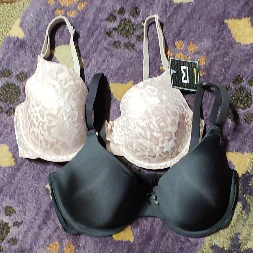 Two 34D NWTs Maidenform T-shirt Bras 2 For 1 - Picture 1 of 11